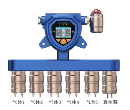 六位一體泵吸式氣體檢測儀