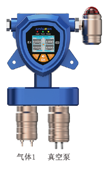 固定一體泵吸式一氯乙醛氣體檢測儀探頭