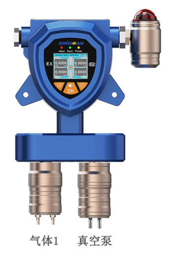 固定一體泵吸式氨基二甲烷氣體傳感器探頭