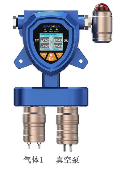 固定一體泵吸式氟氣傳感器探頭