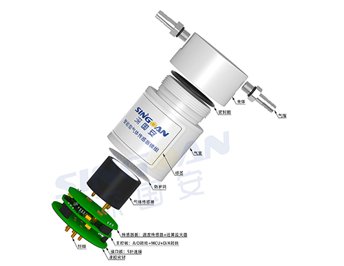 智能熱傳導氫氣傳感器模組