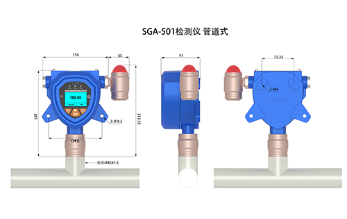 管道式氣體報警器