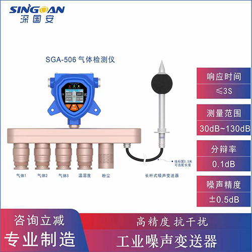 固定防爆型六合一噪聲檢測儀