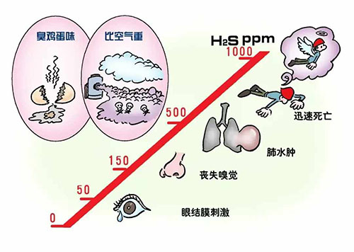 硫化氫安全等級濃度